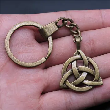 

2 Pieces Keychain Star Of David And Celtic Amulet Keyring Key Chain Ring Keyring Key Chain Women