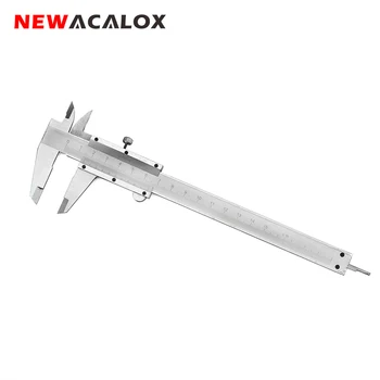 

NEWACALOX Metal Calipers 6 inch 150 mm Vernier Digital Electronic Caliper Ruler Measurement Tool