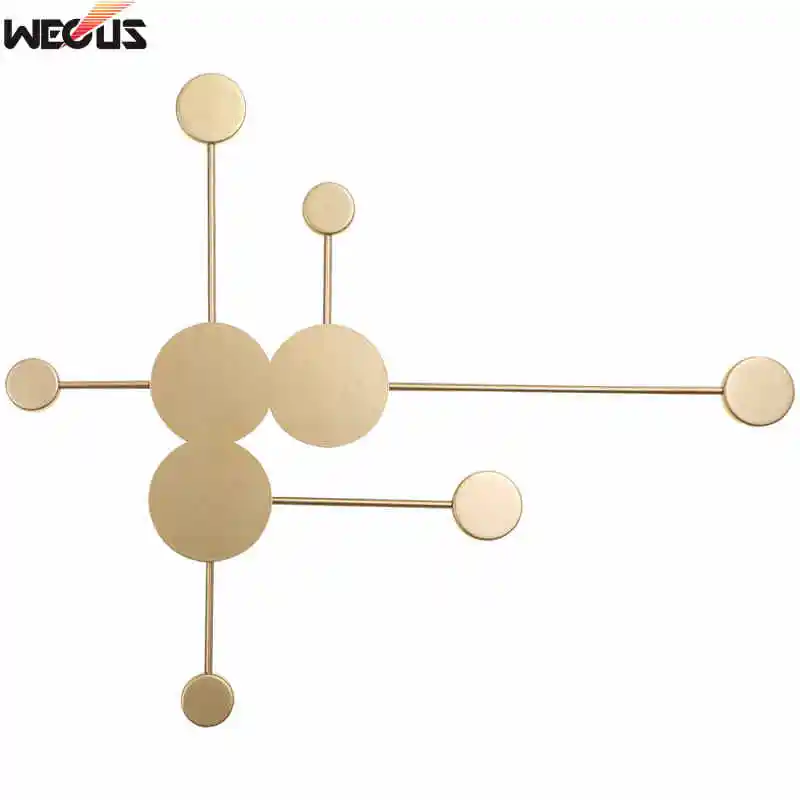 Gold WECUS) постмодерн настенный светильник креативная личность для дома, гостиной, видеостена для спальни, прикроватная Большая Медведица, настенная лампа - Цвет абажура: Gold