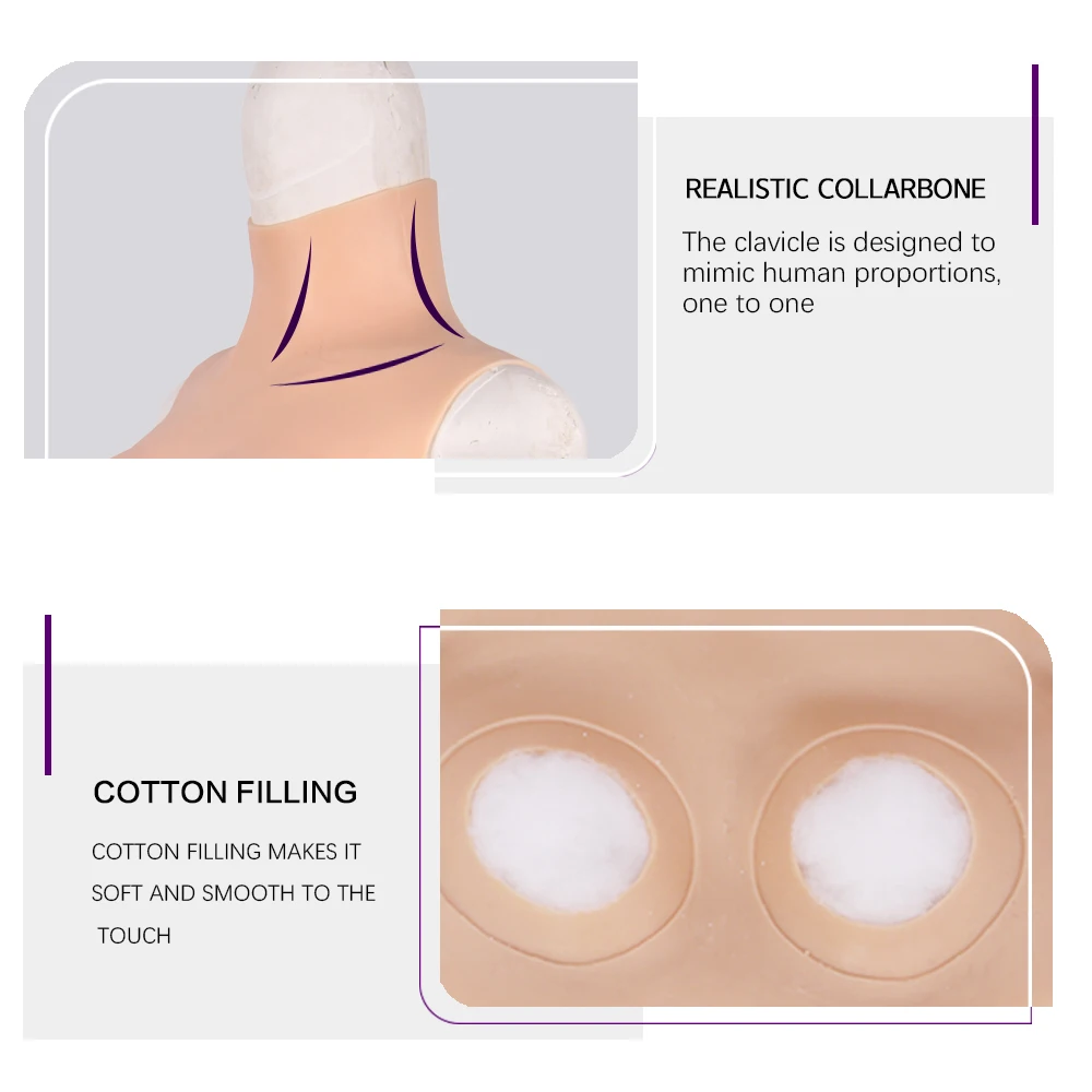 Eyung Silicone Huge Breast G Cup Fake Boobs Artificial Food Grade Silicone Breast Forms Suitable For Chest During 75-125CM