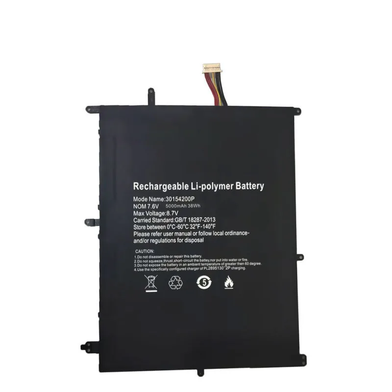 Bateria para Prestigio Smartbook Nova Bateria do Portátil 133s Psb133s01zfh Psb133s01cfh _ dg 5000mah 38wh 7.6v 7-wire Plug 30154200p - Imagem 3