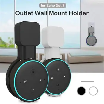 

Smart Loudspeaker Box Wall Mounted Headset Bracket Smart Speaker Wall Clip Bracket Compatible for ECHO DOT 3
