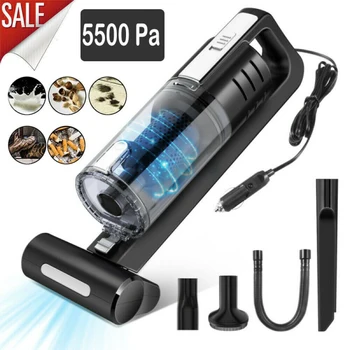 Автомобильный пылесос ручной пылесос мини пылесос 5500PA супер всасывающий влажный/сухой пылесос для дома автомобиля
