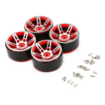 

4PCS 1.9 Inch Metal Wheel Rims For Axial SCX10 90046 Traxxas TRX4 D90 Off Road Monster Truck RC Crawler Car Upgrade Parts
