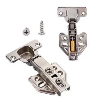 

12PCS Thickness Steel Hinges Furniture Hinges Hydraulic Concealed Insert Hinges