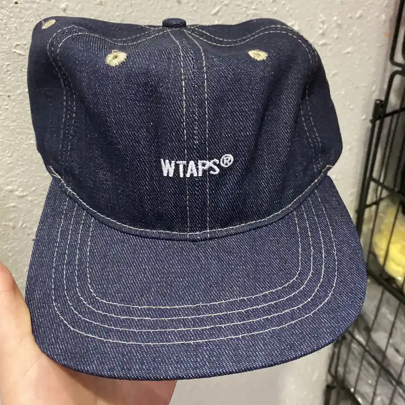 denim trucker hat