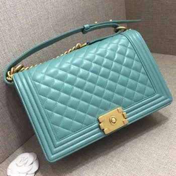 

Brand Bag Summer Lattice Women Bag Shoulder Bag 2020 New Striped Chain Fashion Wild Messenger Bag Portable Small Square Bag