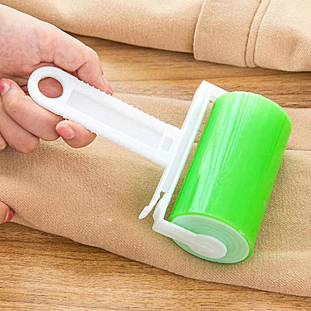 Washable Gel Lint Roller Reusable Sticky Silicone Dust Wiper Pet Clothes  Clean