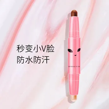 

CR Double Headed High Light Contour Stick Shading Pen Shadow Brighten Eye Shadow Pen High Light Stick Concealer Make Small V Fac