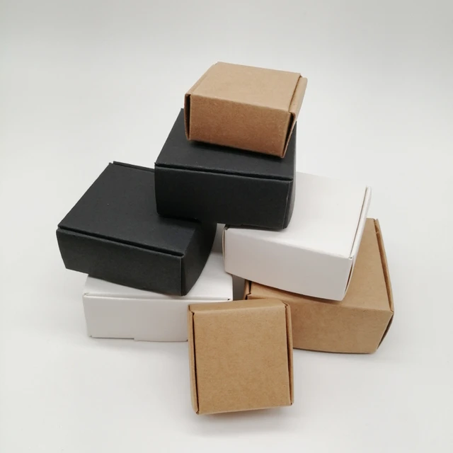 Small Cardboard Boxes Shipping  Small Cardboard Boxes Crafts - 10pcs Small  Kraft - Aliexpress