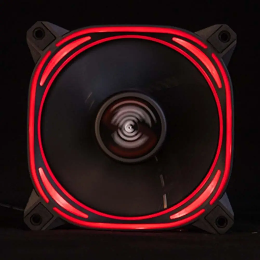 Новый бесшумный 6 Pin 7 лопастей RGB светодиодный свет компьютер ПК чехол
