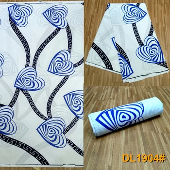 

African Print Fabrics,African Nigerian Real JAVA Wax Print Fabric 100% Polyester Ankara Batik Java Wax Print 6 Yards!DF41