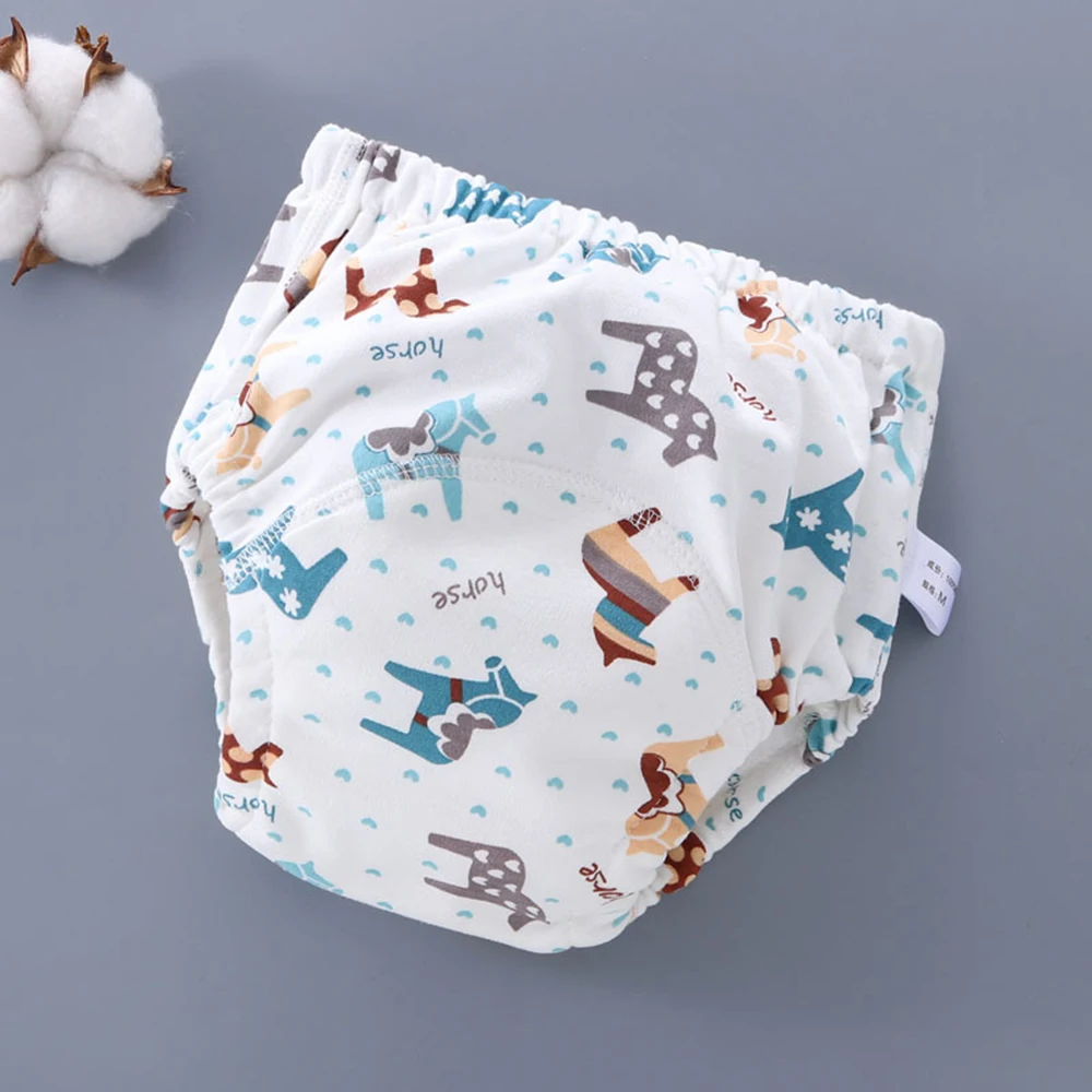 6 Слои для детских подгузников, Водонепроницаемый ворсистая Ткань Многоразовые младенческой Штанишки для малышей Подгузники ткань