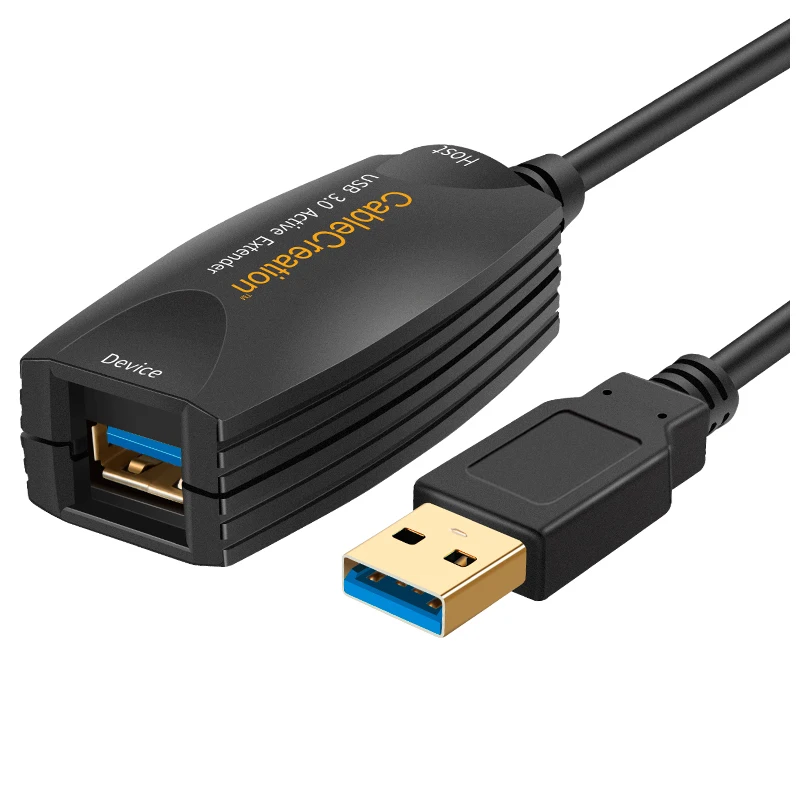 5 м Активный USB удлинитель USB 3,0 удлинитель для мужчин и женщин шнур с усилителем сигнала совместим с Oculus Rift, Xbox, PS4