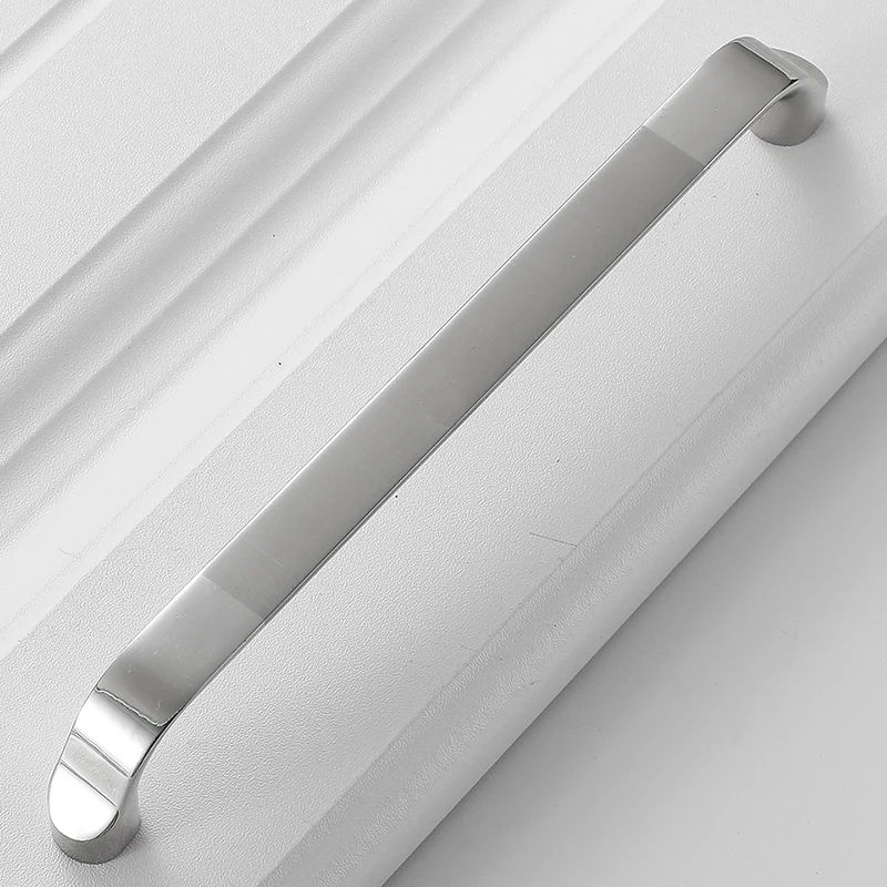 YUTOKO Moderne Tür Griffe Küche Schrank Griffe und Knöpfe Silber Möbel Hardware Schrank Schrank Griff Schublade Zieht – Detail 7