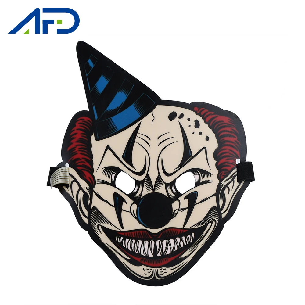 

Halloween Masks Party DJ Music Voice Control Glowing Mask Full Face Cosplay Costume Party Decorations for Children Kids Adults