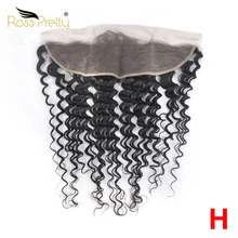Росс довольно высокое соотношение перуанское кружево перед al глубокая волна волосы натуральный цвет Remy Предварительно собранные человеческие волосы кружева перед с детскими волосами