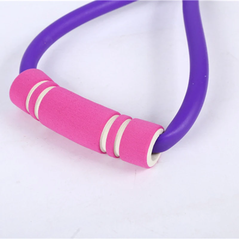 Aidenkid family fitness equipment 8 shape rally unisex yoga rope pull tube weight loss tool multifunction