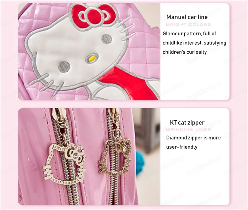 Мини-рюкзак hello kitty, женская сумка на одно плечо из искусственной кожи, Многофункциональный маленький рюкзак для девочек-подростков, Женская Студенческая рюкзак женский