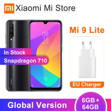 Глобальная версия Xiaomi Mi 9 Lite, 6 ГБ, 64 ГБ, Смартфон Snapdragon 710, четыре ядра, камера 48 МП, 4030 мАч, экран 6,39 дюйма, NFC