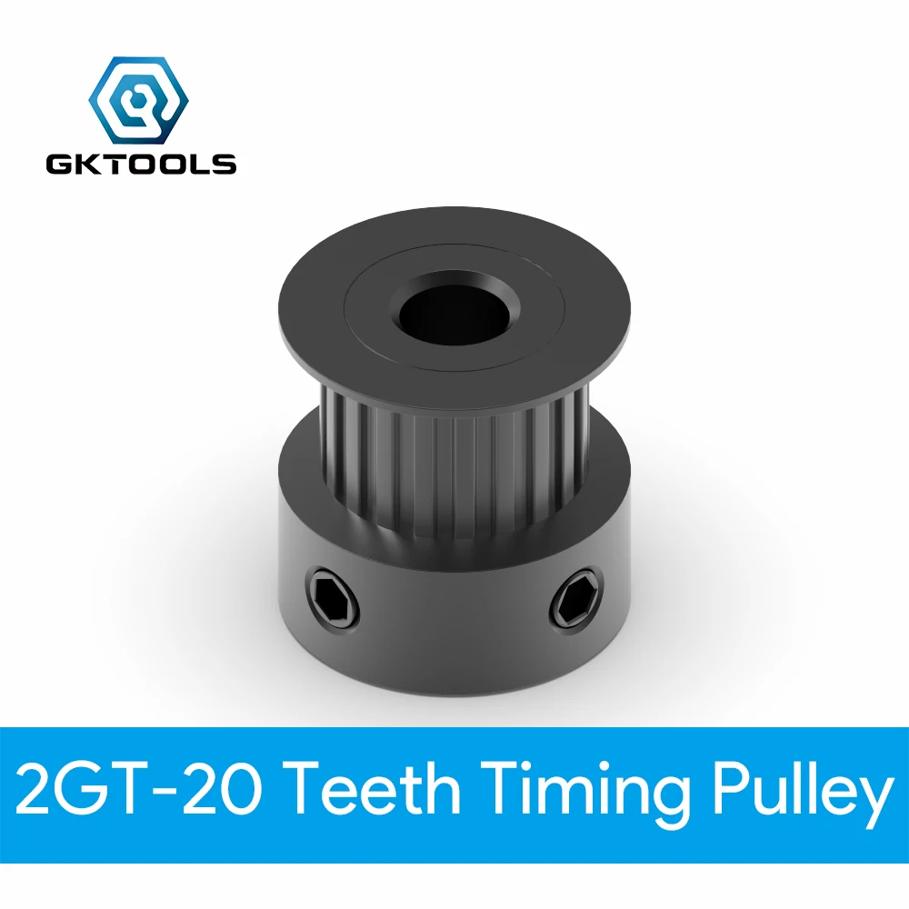 

GT2 Timing Pulley 20 teeth Bore 3.17mm 4mm 5mm 6mm 6.35mm 8mm for width 6mm 2GT Synchronous Belt Small backlash 20Teeth