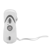 OPQ-Аварийный Мощный Ручной Динамо 3 светодиодный фонарик портативный фонарь с AM/FM