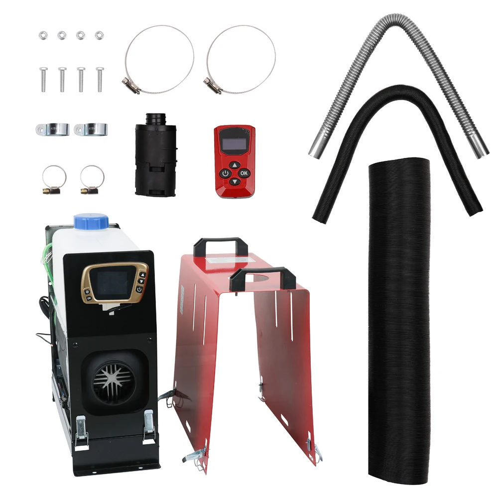 

All In One 5000W Diesel Air Heater Car For Trucks Motor-Homes Boat Bus LCD Key Switch Remote Control For Tesla Model 3 Bmw Ford