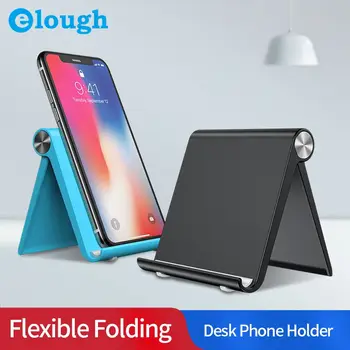 Elough-Soporte Universal para teléfono móvil, Soporte de escritorio para iPhone 7, Samsung, Xiaomi, Huawei, iPad, tableta