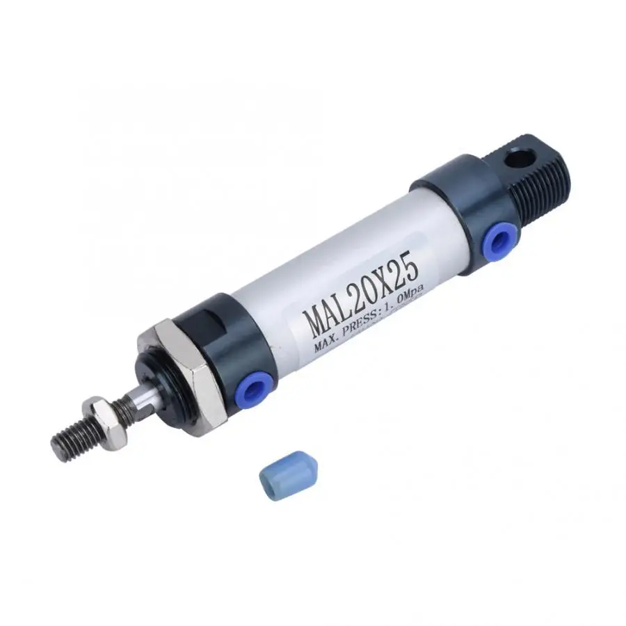 

valvula neumatico MAL 20mm Single Rod Double Acting Mini Pneumatic Air Cylinder Aluminum Alloy air compressor valve