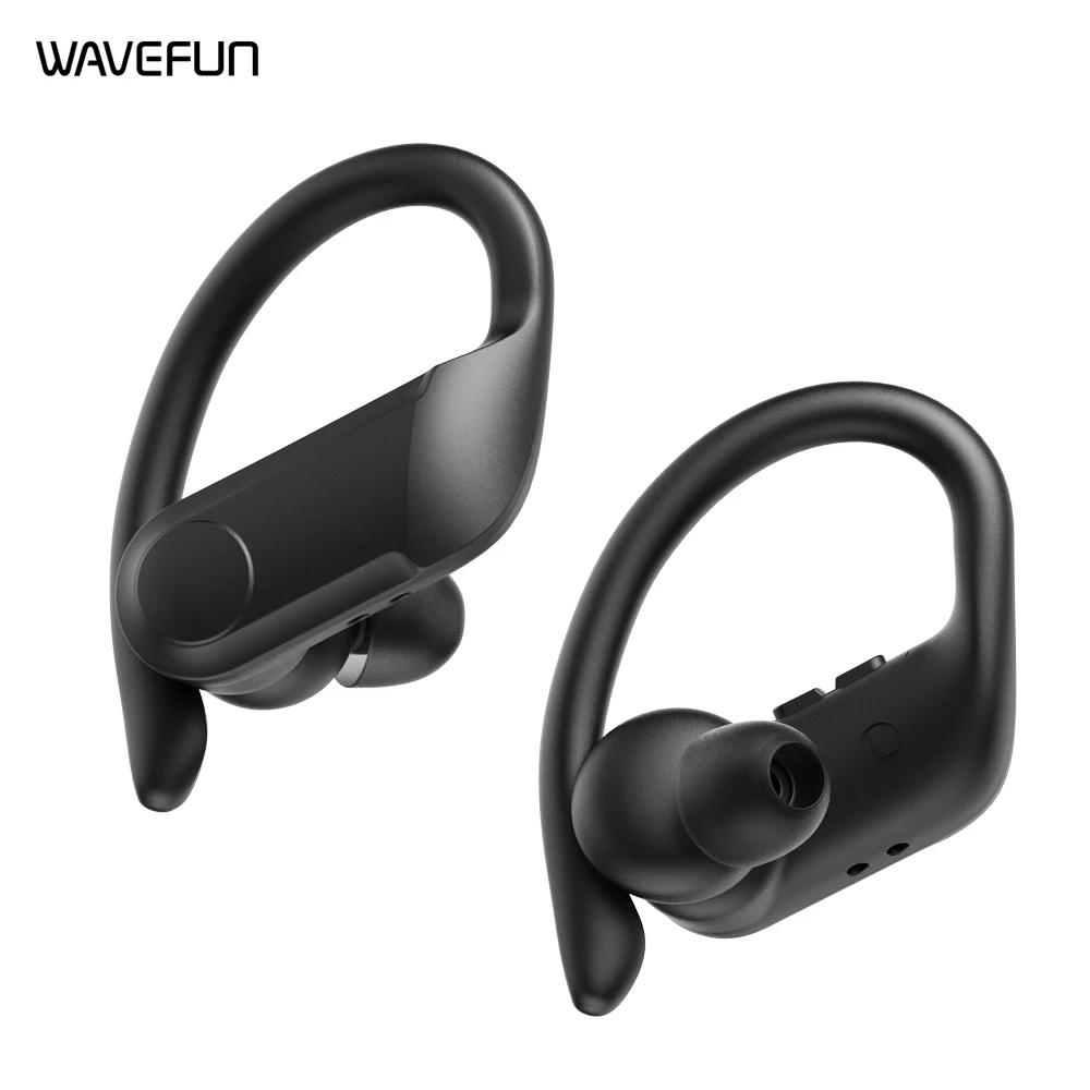 Wavefun XBuds Pro Bluetooth наушники 5 0 Беспроводные спортивные 8 часов за зарядку с крючком