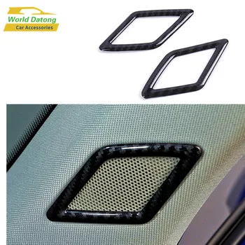 

For Audi Q3 (F3) 2019 2020 Interior A Column Audio Speaker Cover ABS \ Stainless Steel Trim 2pcs