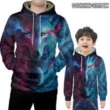 Men Hoodie Fashion Street Style Wolf Head Print 3d Custom Hoodie European And American Large Size Men Hoodie Fashion Street Style Wolf Head Print 3d Custom Hoodie European And American Large Size