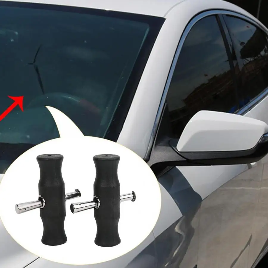Glass Cutting Wire Car Windshield Removal Tool Rubber Handle Glass
