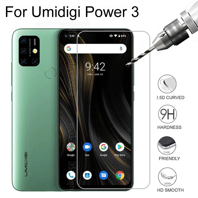 Защитное стекло для UMIDIGI Power 3 закаленное с защитой от царапин защитная пленка