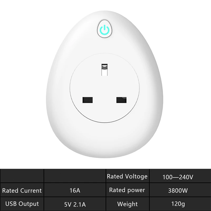 Wifi Smart power Plug Mini EU розетка 16A выход мониторинг энергии голосовой пульт дистанционного управления домашний комплект работает с Alexa Google Home IFTTT