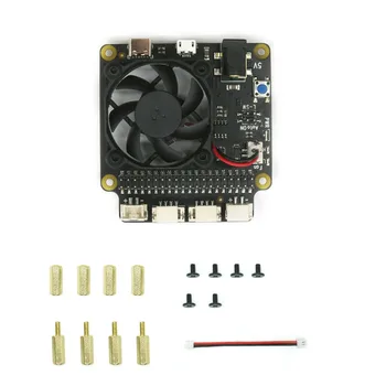 

Raspberry Pi 4 Model B X735 Power Management & Auto Cooling Expansion Board with Safe Shutdown 5V Max,8A Output for Raspberry Pi