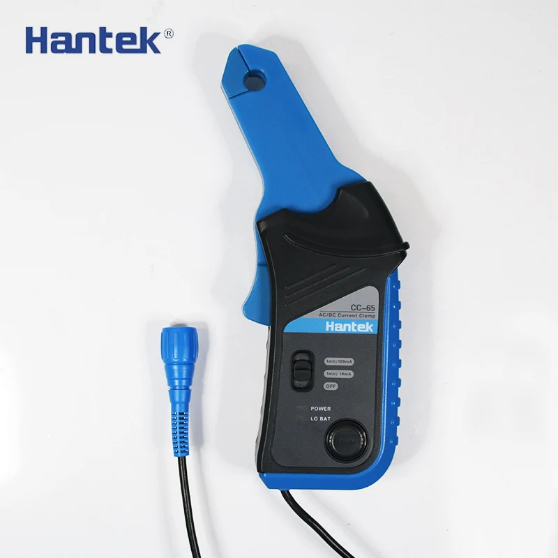 Comprar Hantek CC 65 pinza de Corriente CA CC para multímetro Digital osciloscopio 20KHz ancho de banda 1mV 10mA 65A con conector BNC CC65