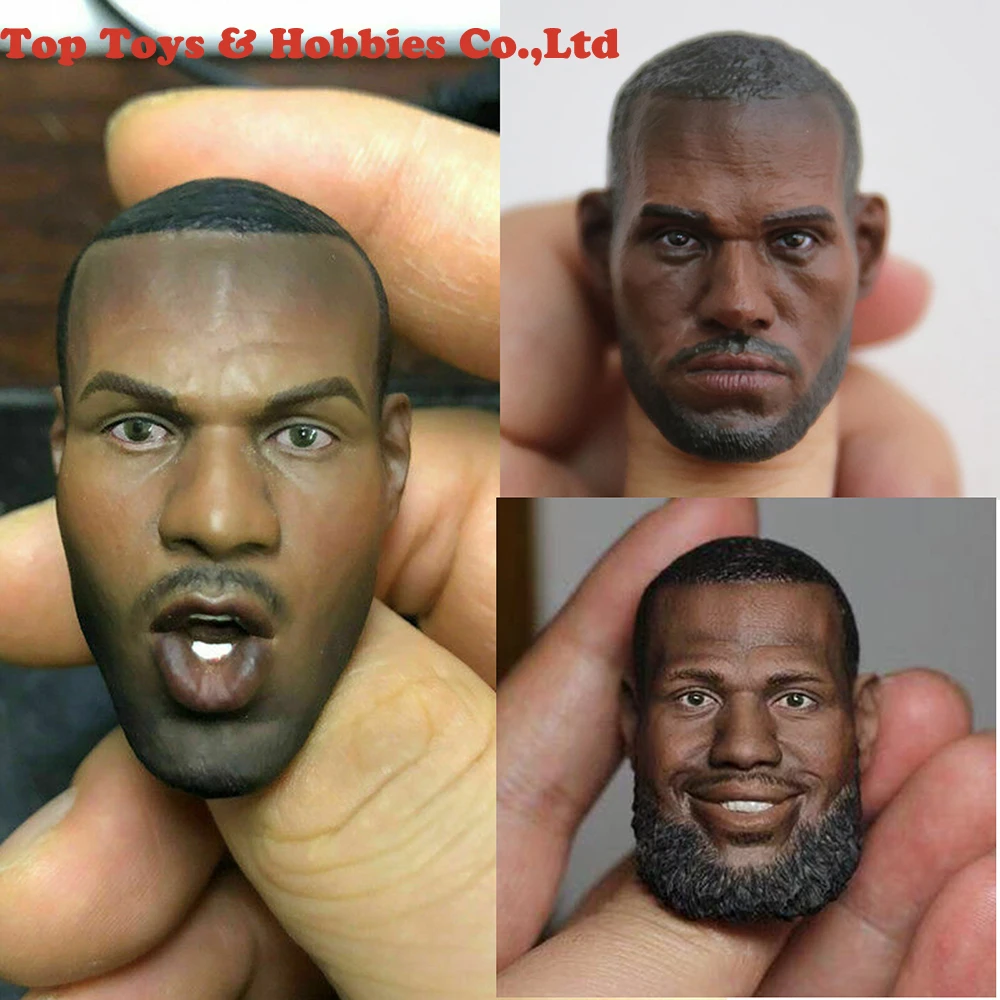 Details about / 1:6 Male Soldier LeBron James Head Sculpt Fit 12/" HT PH Action Figure Body Toys