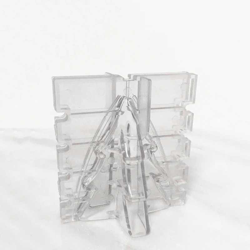 Cross Shape Christmas Tree Candle Plastic Mould DIY Manual Mold Reusable