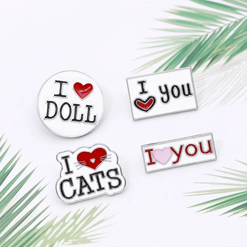 Новинка, 4 стиля, модные мужские запонки, для женщин, I Love You, для мужчин, для жены, запонки, рубашка, Очаровательная Эмаль, квадратные Прямоугольные Запонки, подарки