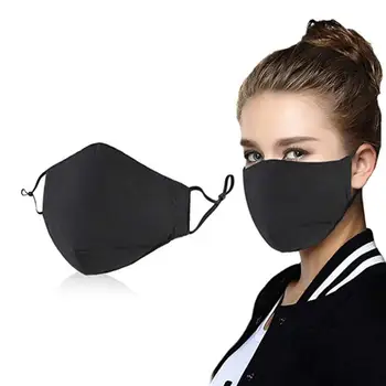 

50PCS Reusable Face Mask Anti Dust Mouth Nose Cover Mask Safety Protective Dustproof Mask Breathable Respirator PM2.5 Filter Pad