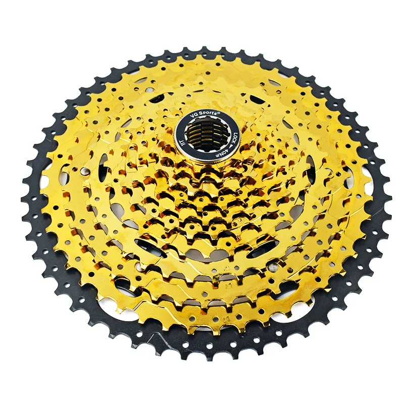 

MTB Bike 10/11 Speed Cassette 11-50T 11-52T Gold Freewheel Sprocket Cycling