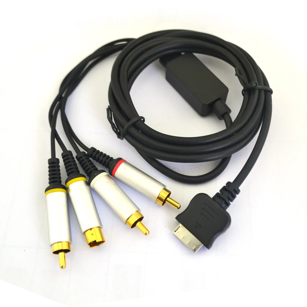 

100 pcs High Quality S-AV Audio Video AV Cable for Sony For PSP GO
