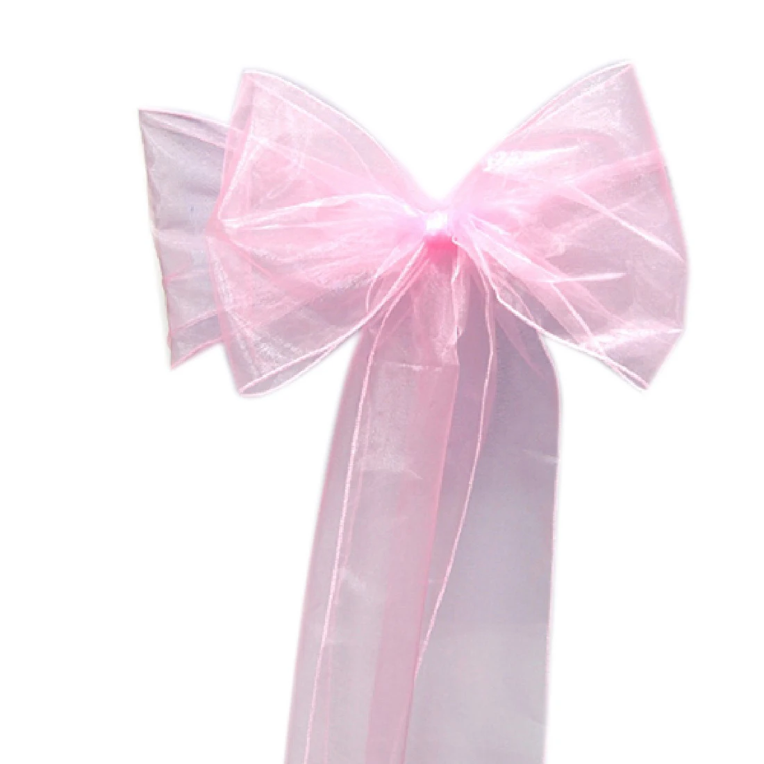 Light pink Чехол для стула для свадебной вечеринки 18 см* 275 см пряжа для стула DIY тюль рулон деревенские принадлежности стекло марлевые ленты ремни назад органза пряжа - Цвет: Light pink