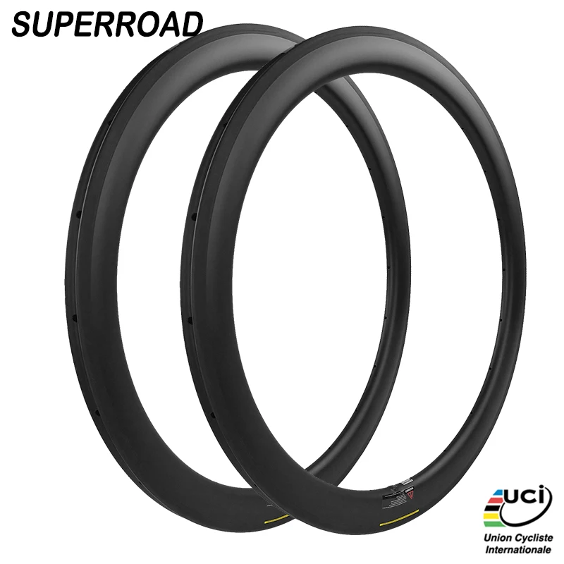 Special Price 28mm Wide 50mm Deep T1000 700C Carbon Road Bike Tubular Rims China | Спорт и развлечения