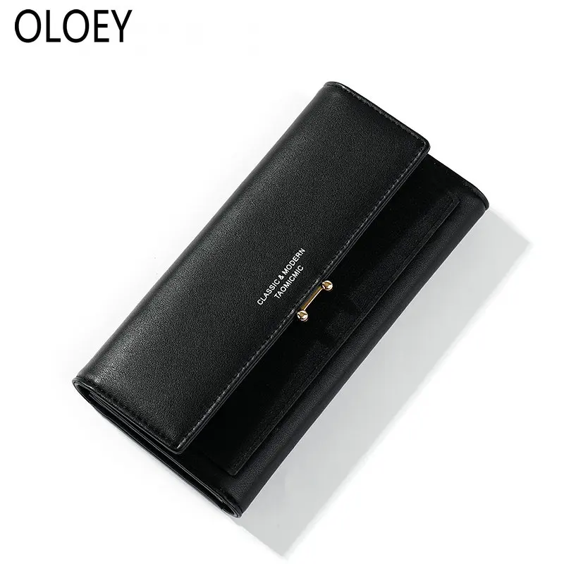 OLOEY 2019The Большой Вместительный клатч модный мульти-карта позиция сотовый телефон сумка Женская Корейская версия длинный женский кожаный бумажник