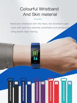 

Fashion Y5 Color Screen Sport Fitness Track Pedometer Hear Rate Blood Pressure Monitor Bluetooth Smart Bracelet