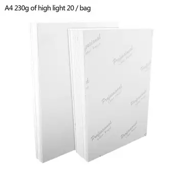 

Photo Paper Professional Premium High Glossy Waterproof Inkjet Printers Office Photo Paper Sticker A4 4R DIY Quick-Drying