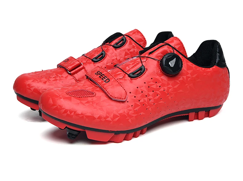 8 Professional SPD Cleat Cycling Shoes MTB Mountain Bike Shoes Non-Slip Cycling Sneakers Men Breathable Racing RoadBicycle Shoes