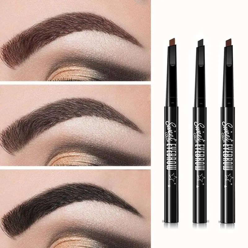 Magical Eyebrow Pencil Natural Waterproof Rotating Automatic Triangle Eyebrow Pencil For Eyebrow Growth